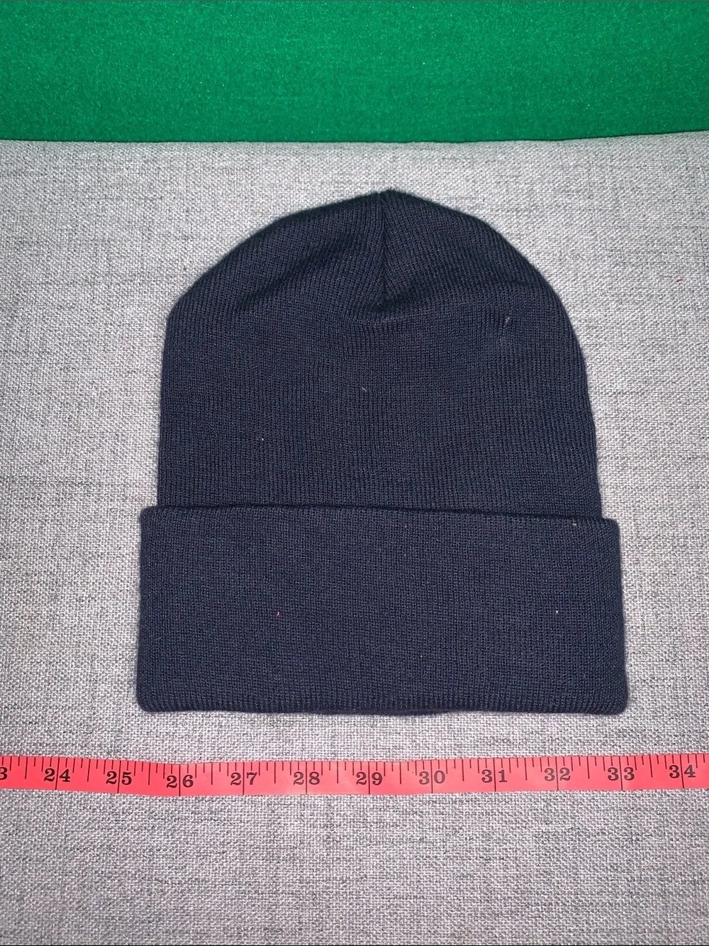 Kids Navy New York Patch Cuffed Beanie